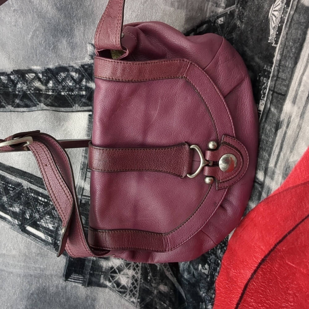 Hobo international purple leather bag